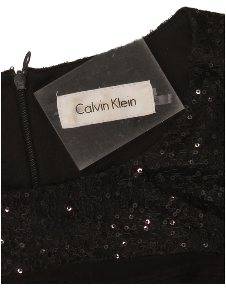 Γυναικείο αμάνικο φόρεμα CALVIN KLEIN US 8 Μεσαίο Μαύρο