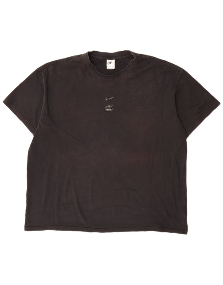 Ανδρικό T-Shirt Nike Top 2XL Μαύρο βαμβακερό