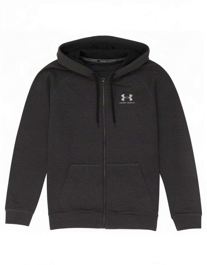 Ανδρικό πουλόβερ με κουκούλα Under Armour, Μεσαίο γκρι βαμβακερό