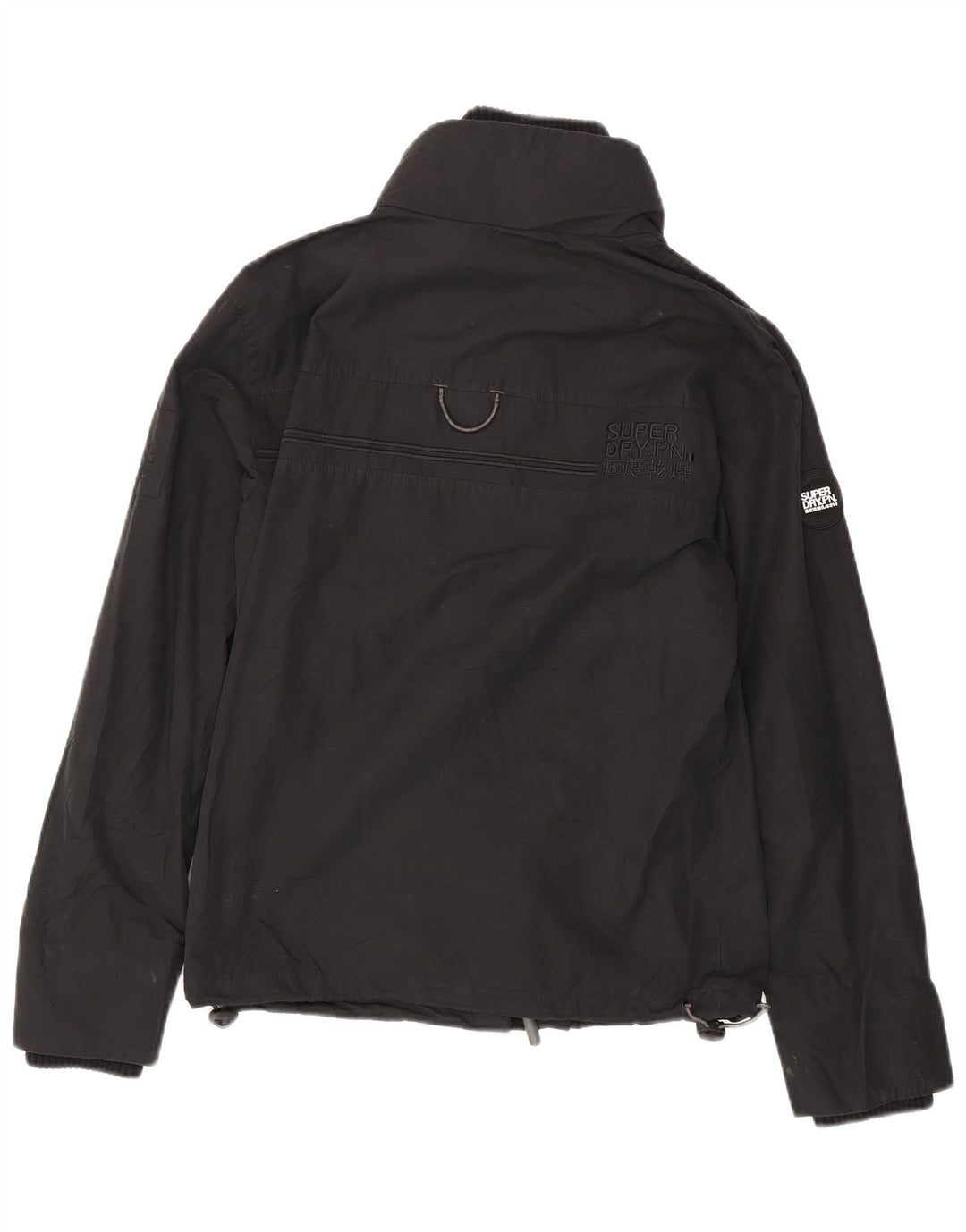 Superdry Γυναικείο Windattacker Oversized Windbreaker Jacket UK 10 Small Black