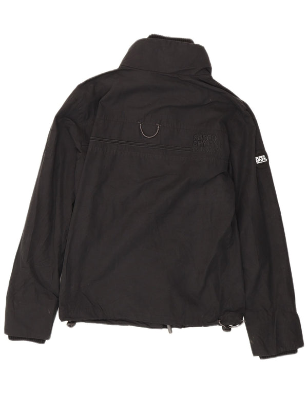 Superdry Γυναικείο Windattacker Oversized Windbreaker Jacket UK 10 Small Black
