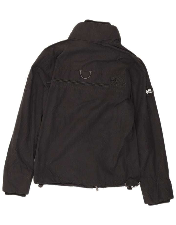 Superdry Γυναικείο Windattacker Oversized Windbreaker Jacket UK 10 Small Black