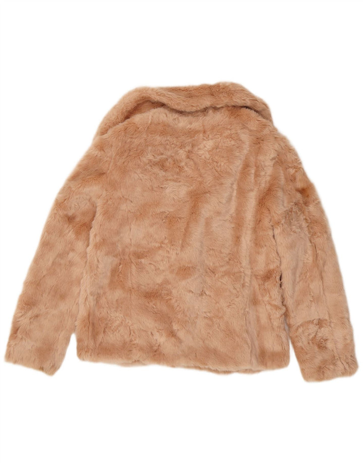 Oasis Γυναικείο Μπουφάν από Faux Fur UK 14 Medium Pink Acrylic