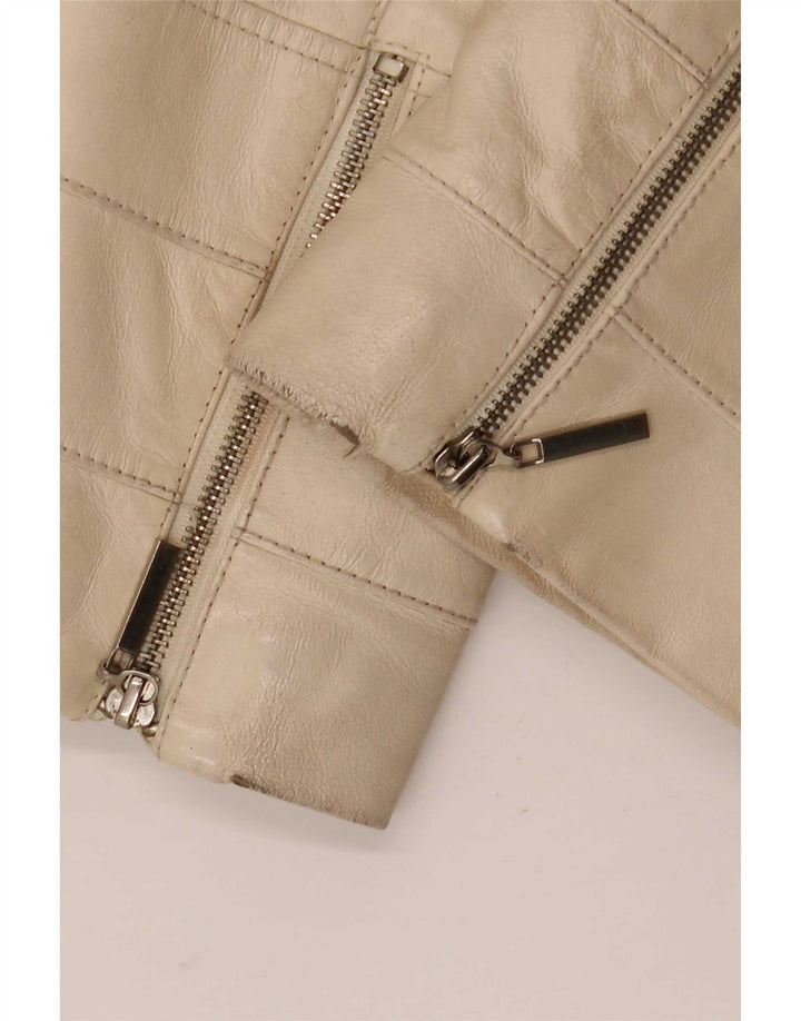 Conbipel Γυναικείο Δερμάτινο Μπουφάν IT 42 Medium Beige