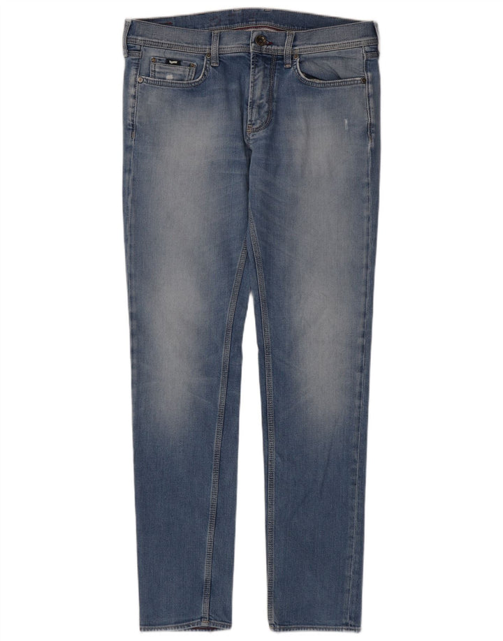 Ανδρικό Gas Distressed Slim Jeans W34 L34 Blue Cotton