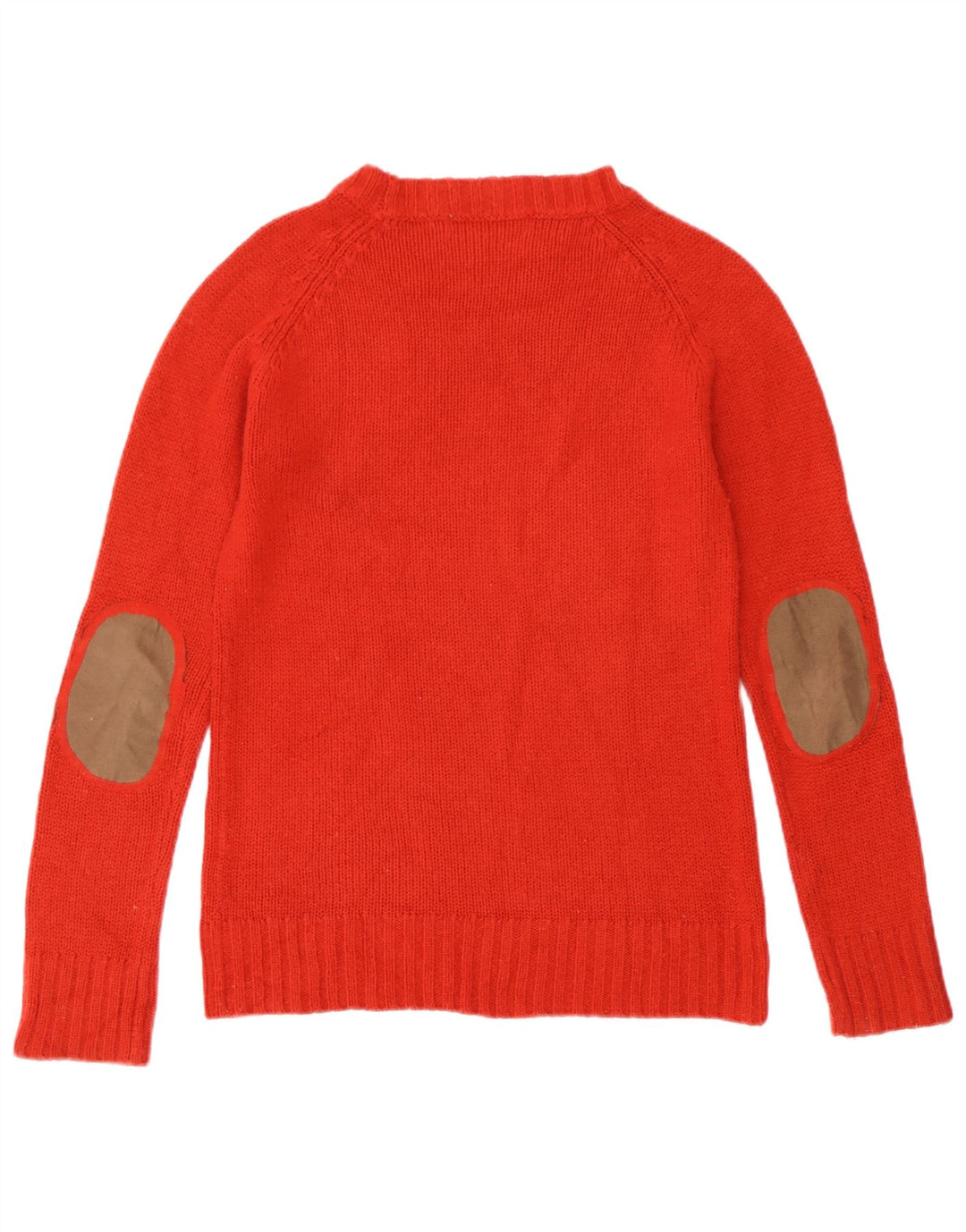 Zara Γυναικείο πουλόβερ με λαιμόκοψη UK 12 Medium Red