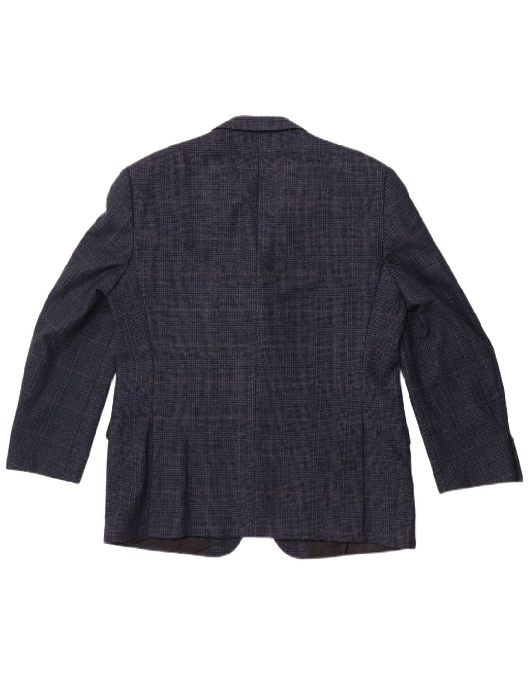 VALLE LESIA Ανδρικό σακάκι σακάκι με 3 κουμπιά IT 54 2XL Navy Blue Houndstooth