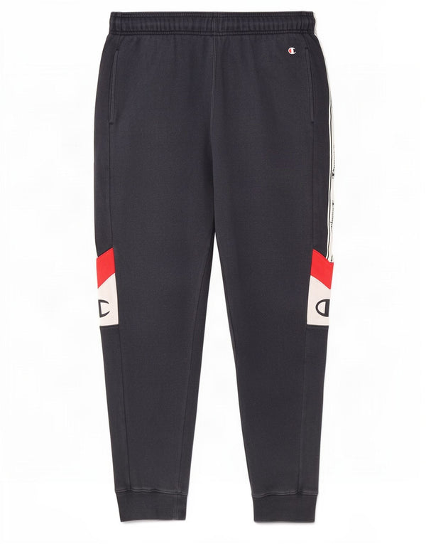 Ανδρική φόρμα Champion Παντελόνι Joggers Large Navy Blue Colourblock