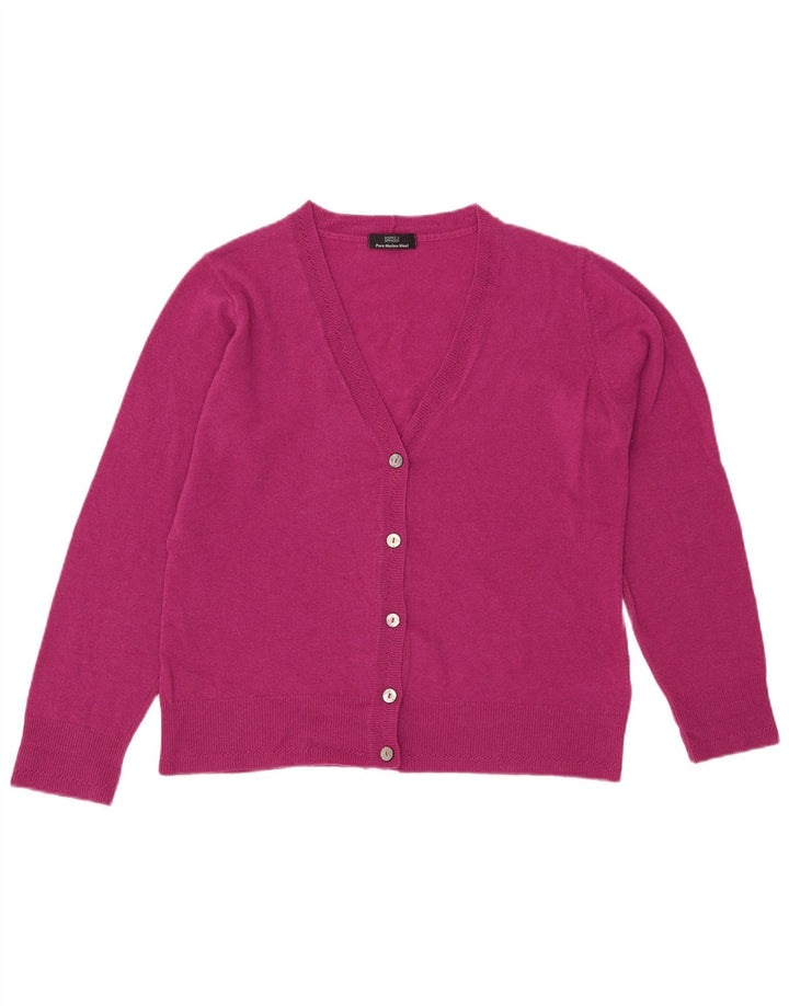 Γυναικεία ζακέτα Marks & Spencer UK 14 Large Pink Wool