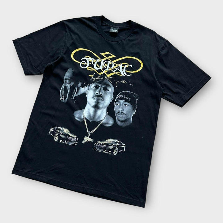 Y2K Tupac hip hop μπλουζάκι - XL