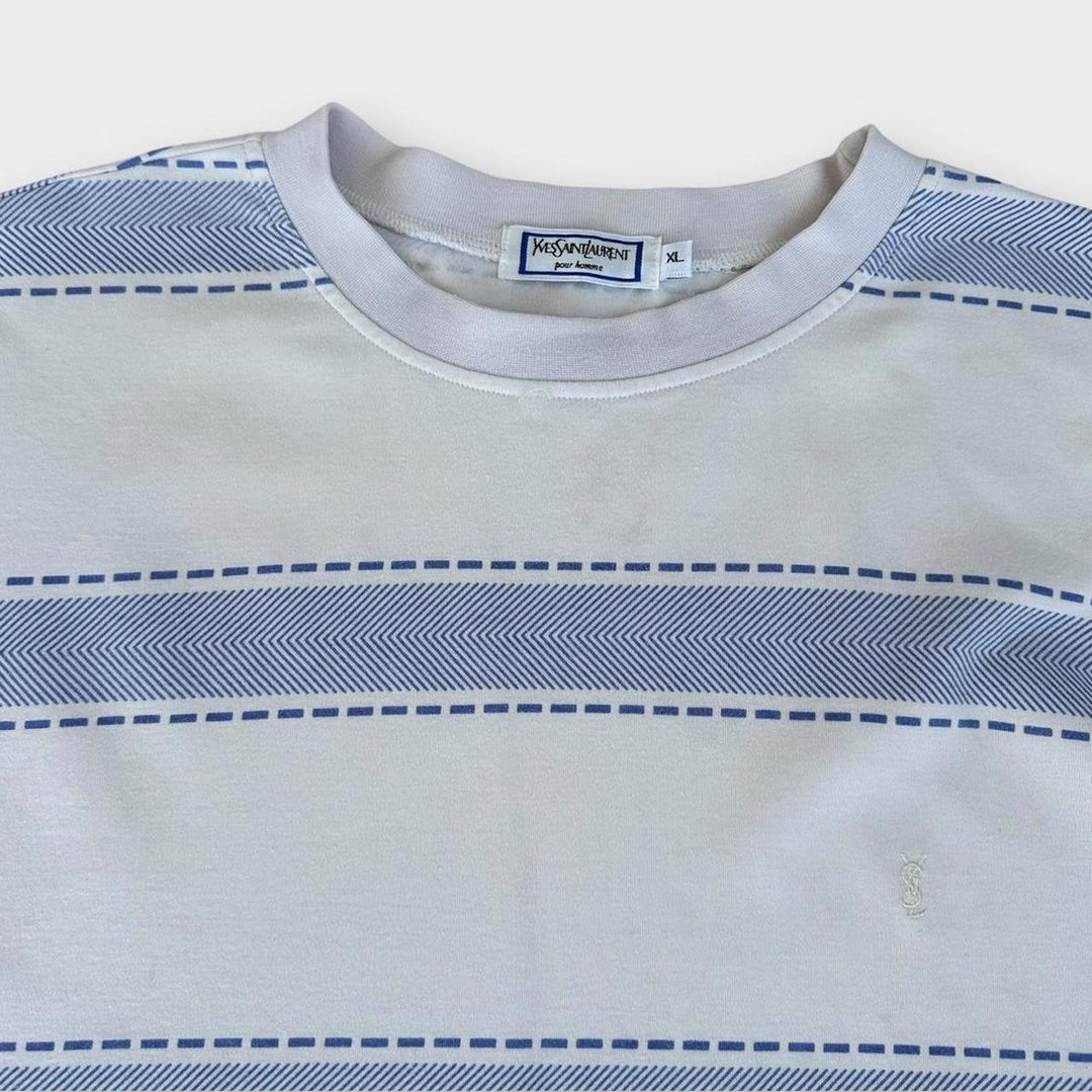 Vintage μπλουζάκι με σχέδια YSL - XL