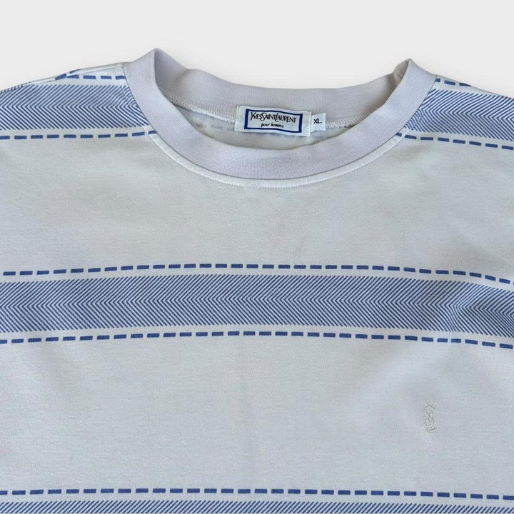 Vintage μπλουζάκι με σχέδια YSL - XL