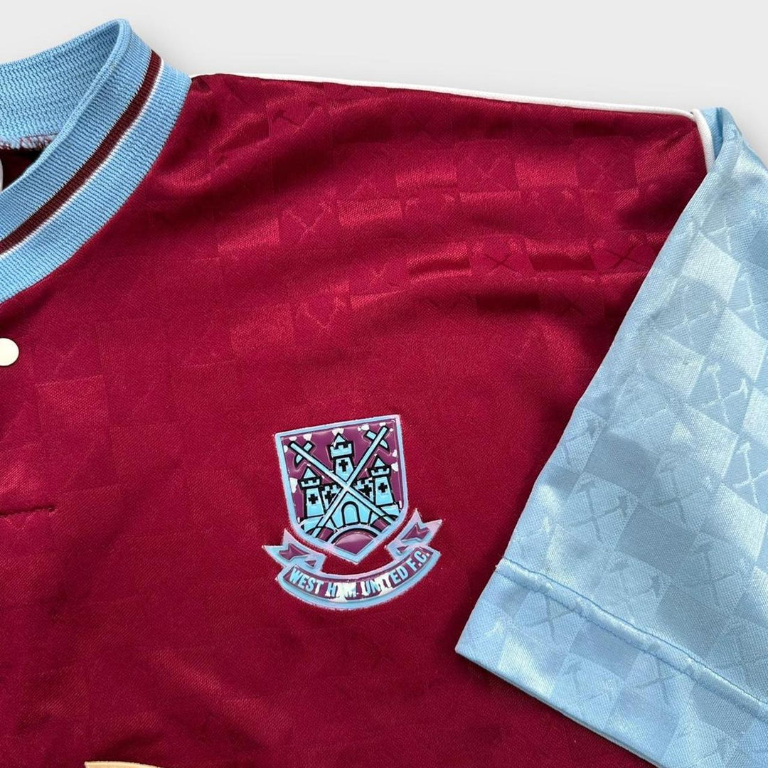 Vintage ποδοσφαιρική φανέλα της Γουέστ Χαμ - μεγάλη