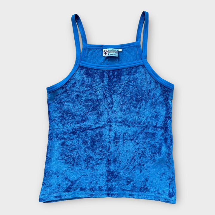 Y2K O’Neil βελούδινο καμίνι τοπ - Μεγάλο