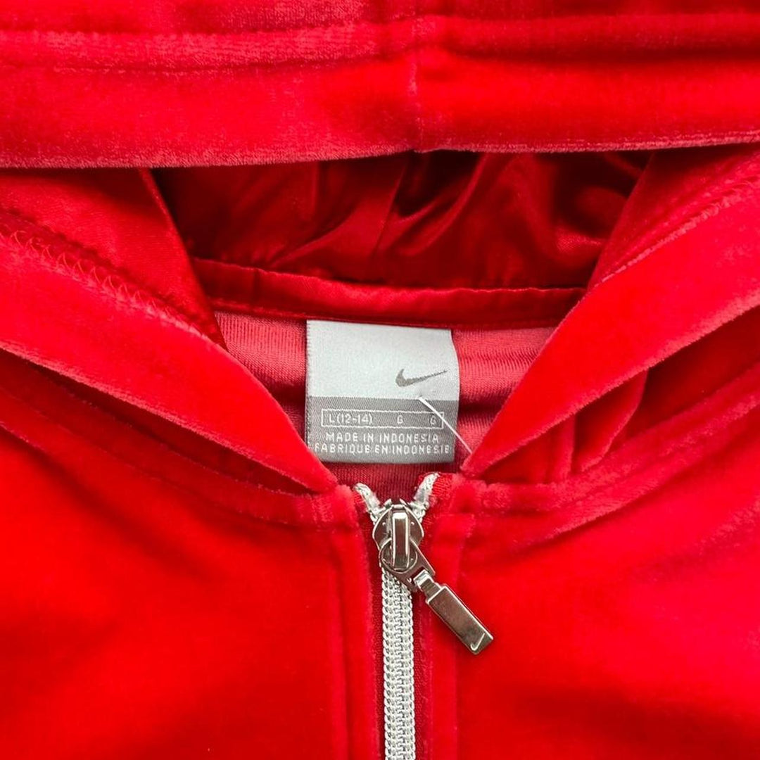 Βελούδινο φούτερ Nike - μεγάλο γυναικείο