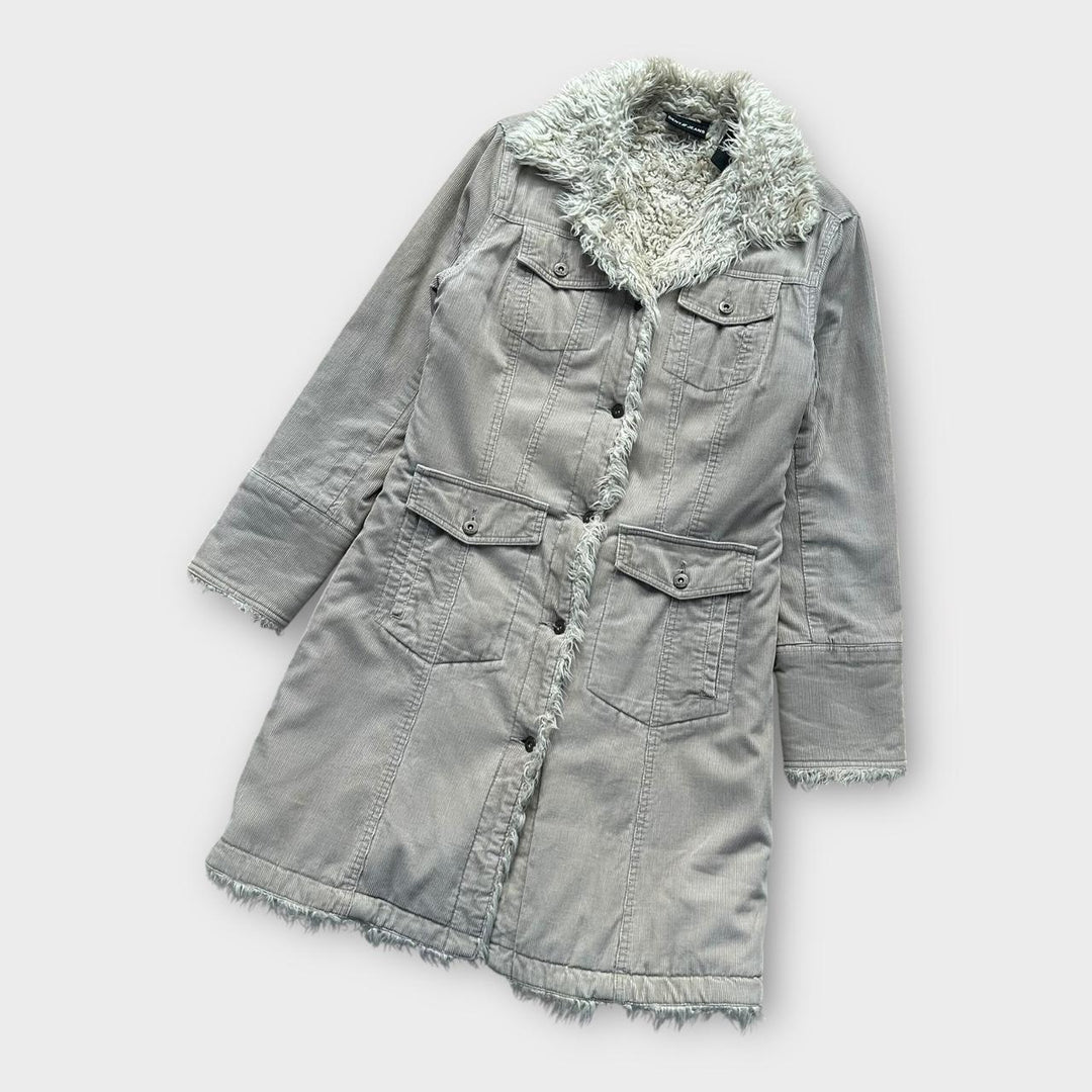 DKNY τζιν αφγανικό μπουφάν - γυναικείο μεσαίο