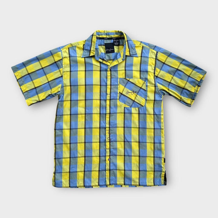 Vintage κοντομάνικο πουκάμισο Sean John - μεγάλο (ταιριάζει σαν φαρδύ XL)