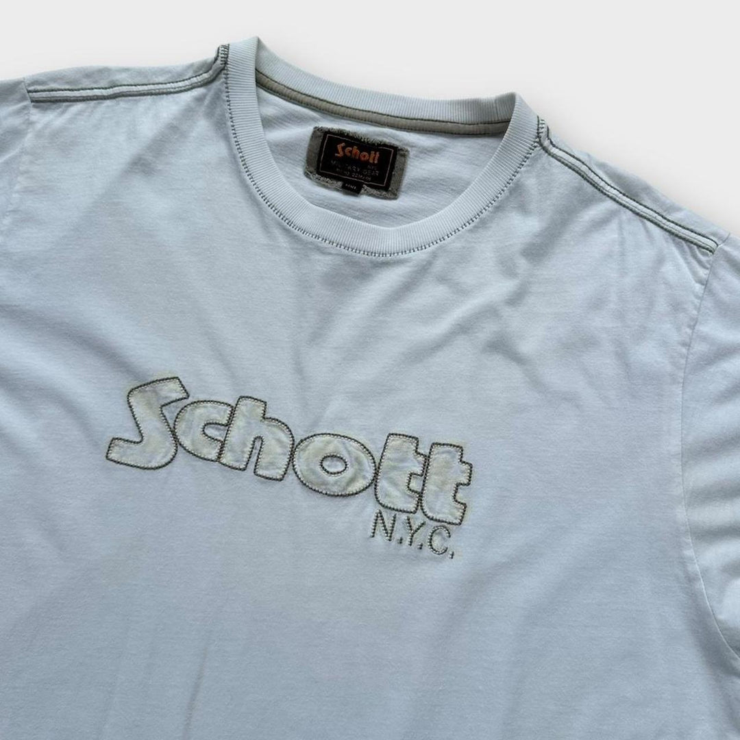 Vintage μπλουζάκι Schott - XXL
