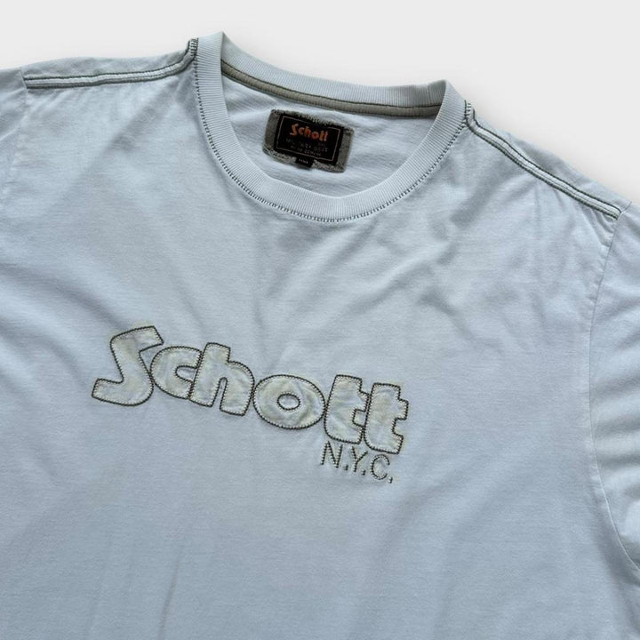 Vintage μπλουζάκι Schott - XXL
