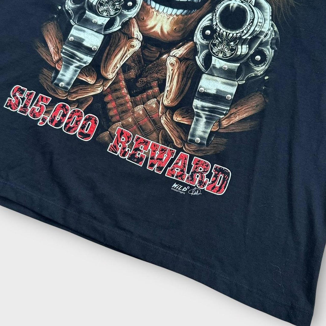 Γραφικό μπλουζάκι κρανίου - XL