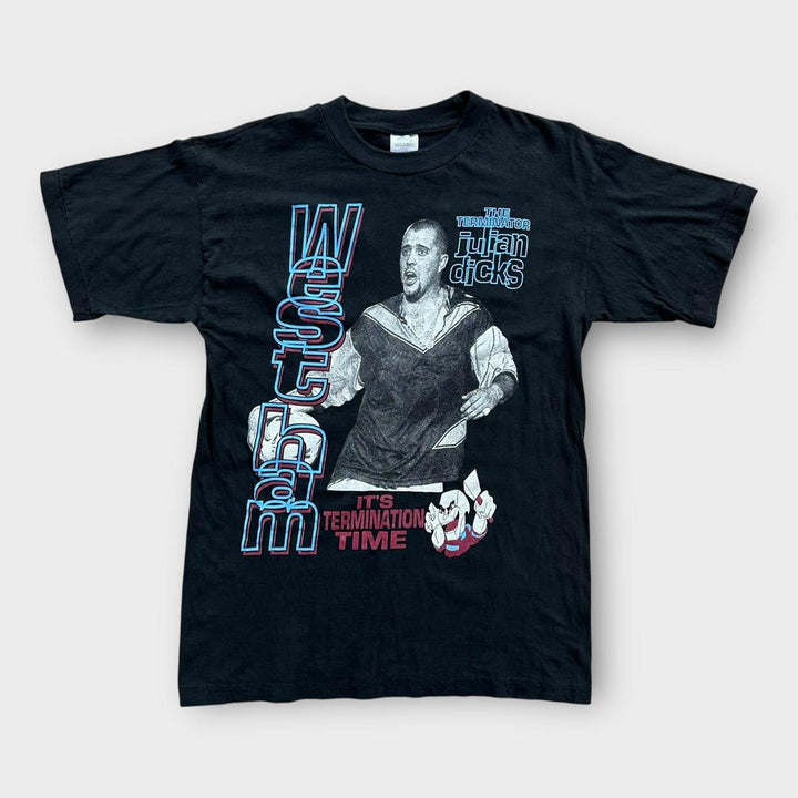 Vintage γραφικό μπλουζάκι West Ham Julian Dicks - μεσαίο