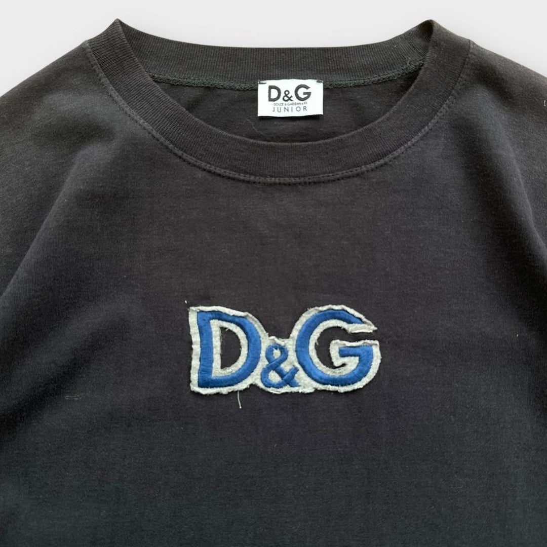 Μακρυμάνικο μπλουζάκι D&G - junior XL (γυναικείο μεγάλο)