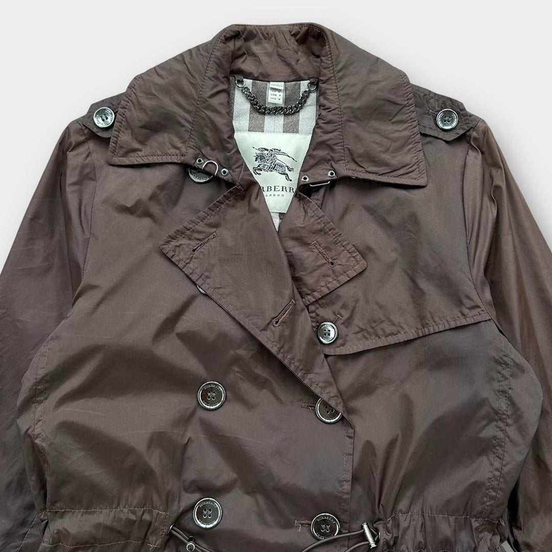 Vintage νάιλον καμπαρντίνα Burberry - UK6