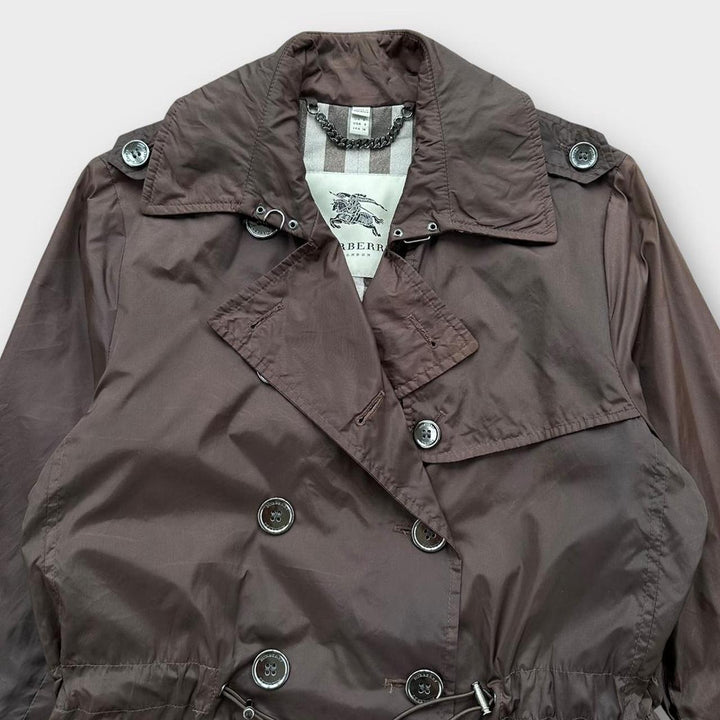 Vintage νάιλον καμπαρντίνα Burberry - UK6