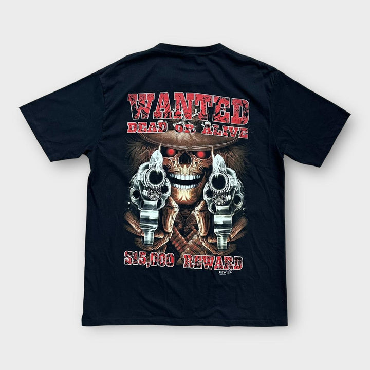 Γραφικό μπλουζάκι κρανίου - XL