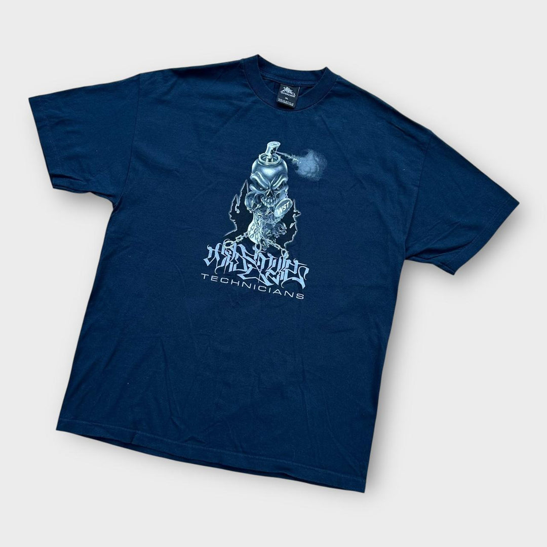 Wild style Technicians Hip-Hop γραφικό μπλουζάκι - XL