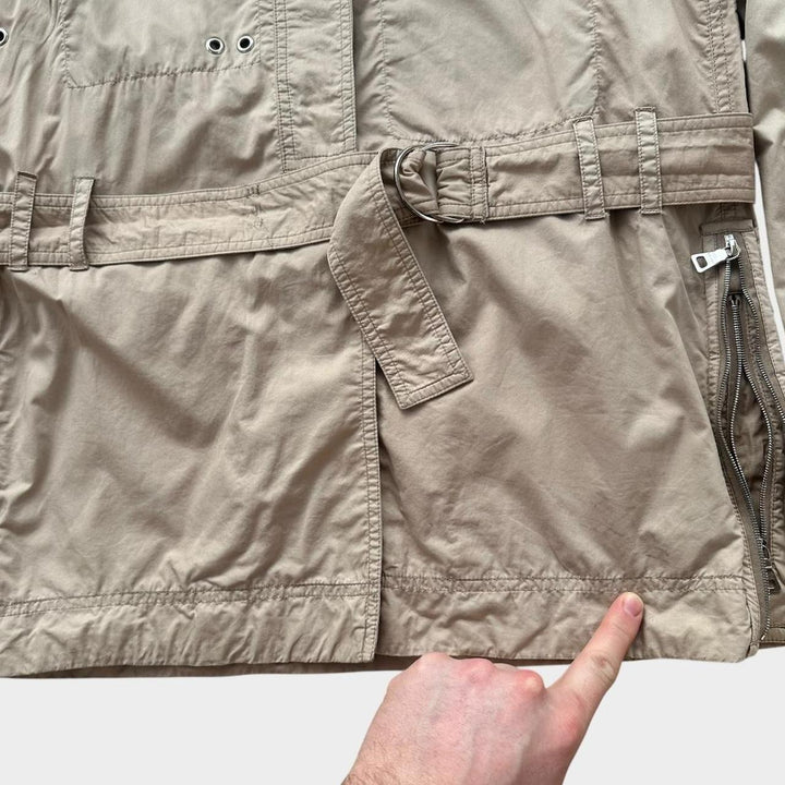 Prada sport τεχνική καμπαρντίνα - γυναικείο μεσαίο μέγεθος 44 (τσεκ