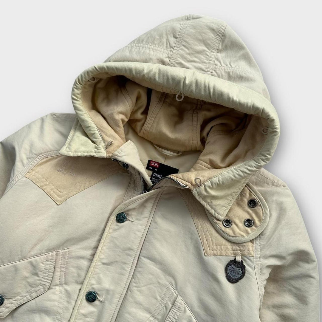 Y2K Diesel puffer jacket - γυναικείο XL