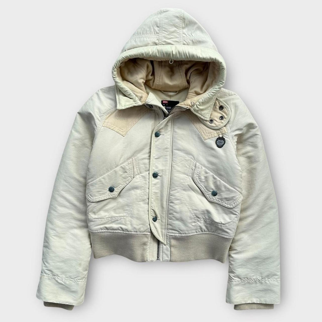 Y2K Diesel puffer jacket - γυναικείο XL