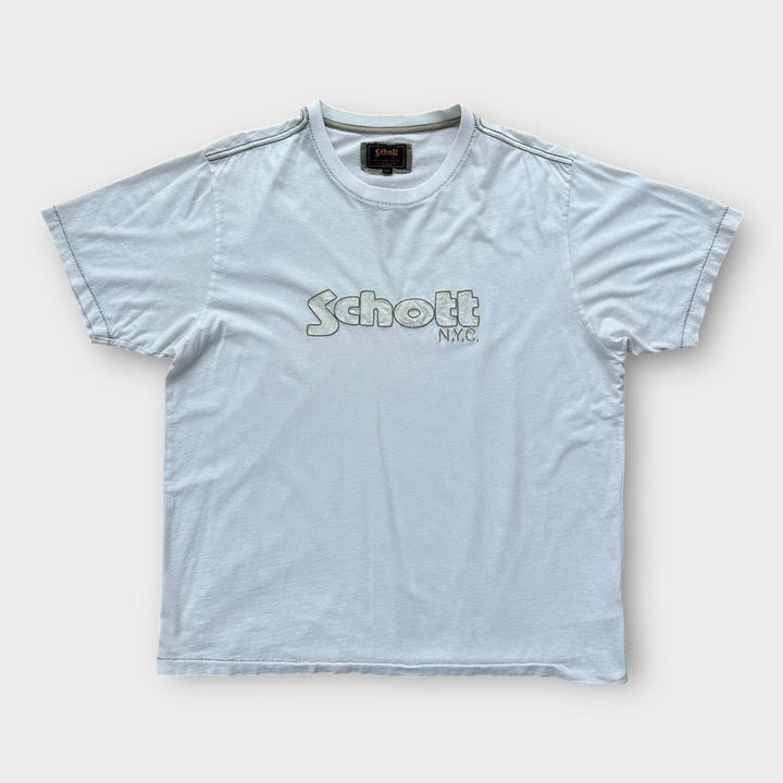 Vintage μπλουζάκι Schott - XXL