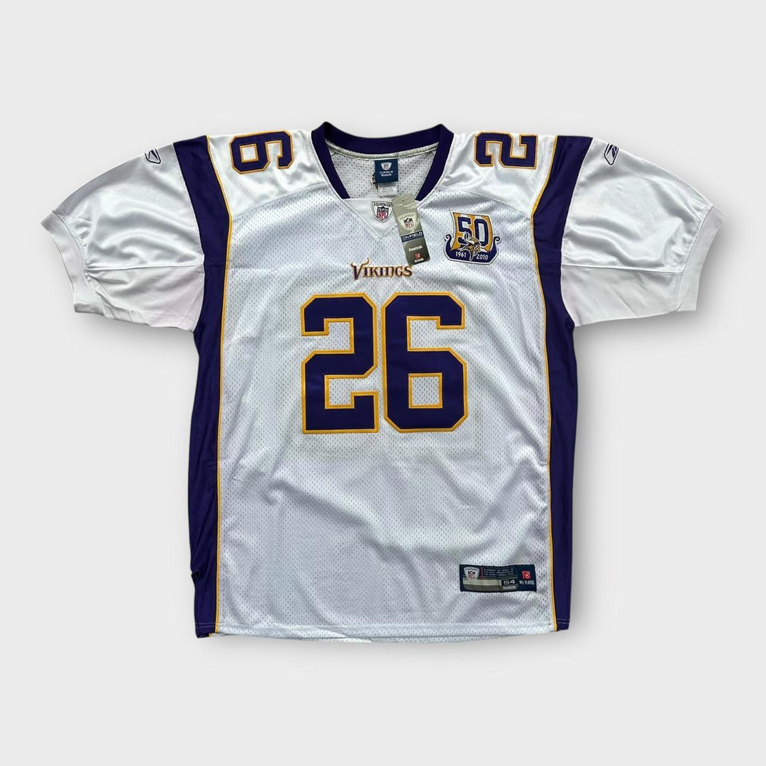 Τζέρσεϊ Reebok Vikings NFL - XXL (ελέγξτε τις μετρήσεις)