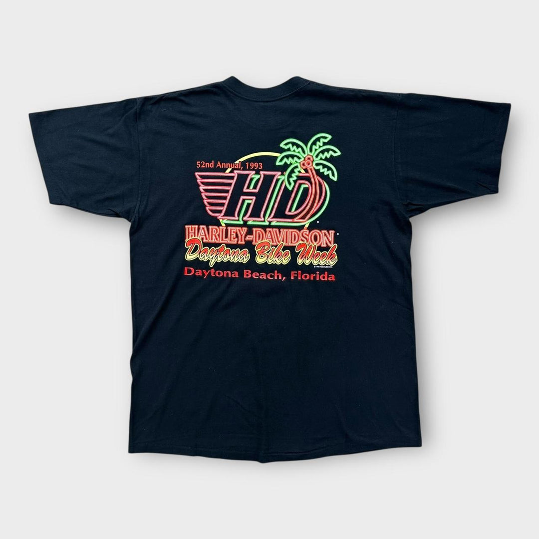 Vintage γραφικό μπλουζάκι Harley Davidson - XL