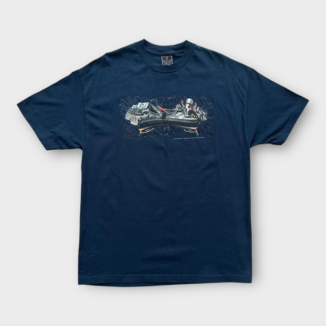 Y2K hip hop γραφικό μπλουζάκι - XL