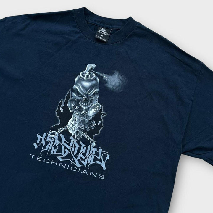 Wild style Technicians Hip-Hop γραφικό μπλουζάκι - XL