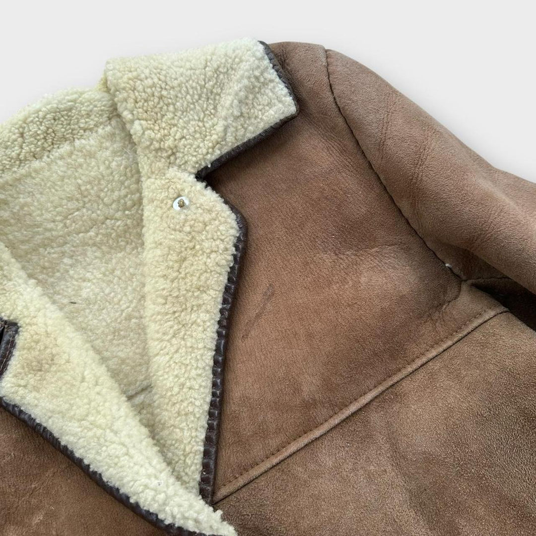 Vintage μπουφάν Sheepskin - μεσαίο