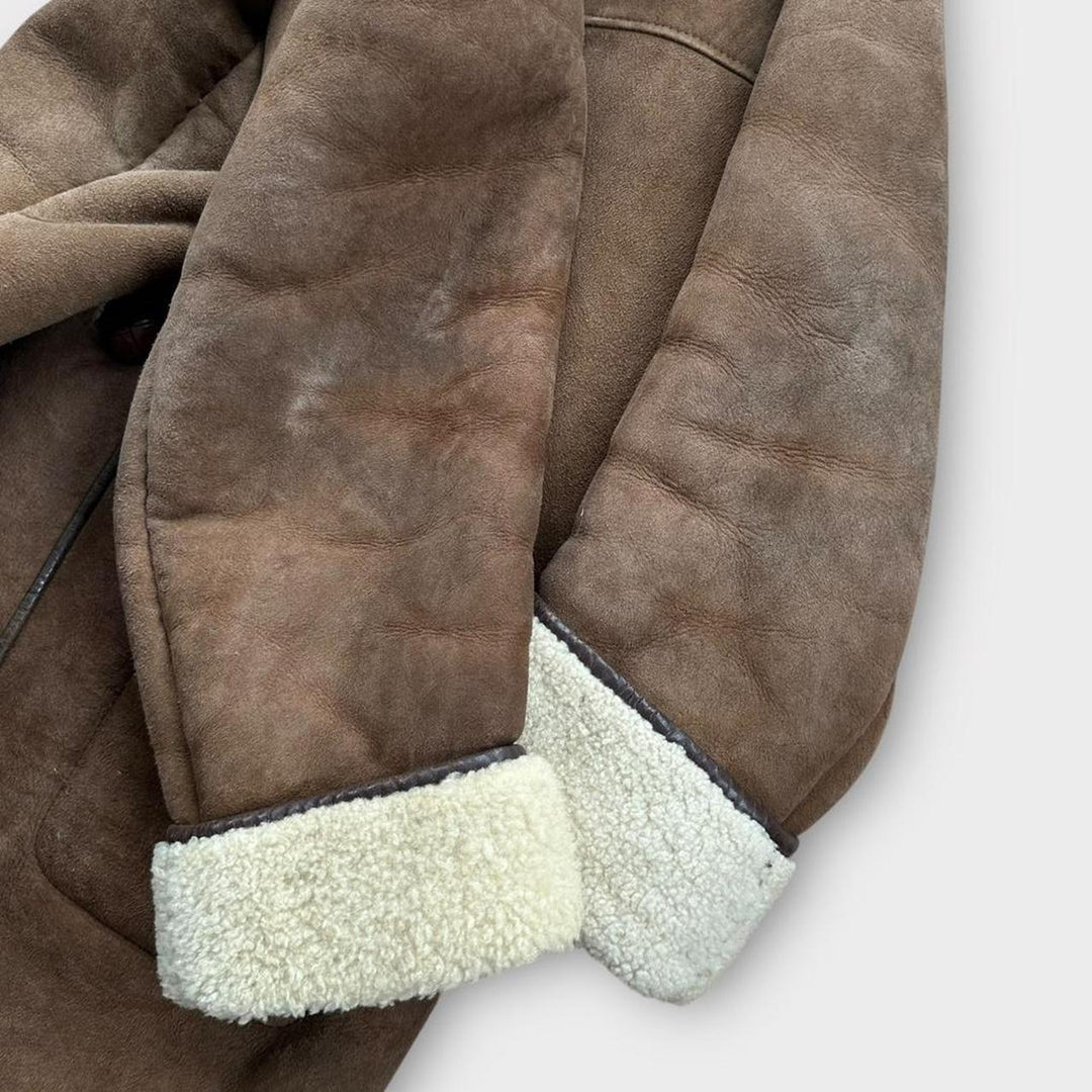 Vintage μπουφάν Sheepskin - μεσαίο