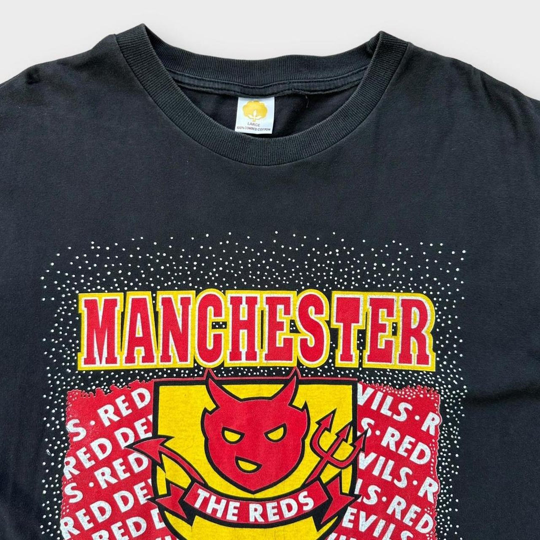 Μάντσεστερ Γιουνάιτεντ μπλούζα οπαδών ποδοσφαίρου - μεγάλο (ταιριάζει XL)
