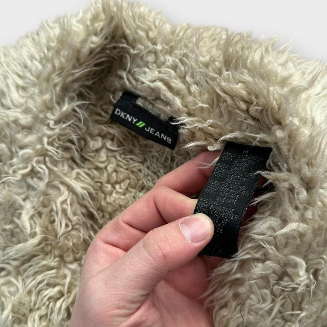 DKNY τζιν αφγανικό μπουφάν - γυναικείο μεσαίο