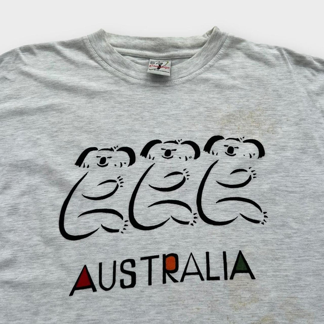 Australia Vintage γραφικό μπλουζάκι - XXL