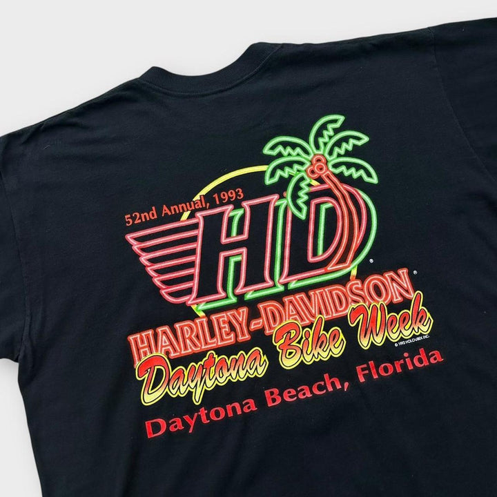 Vintage γραφικό μπλουζάκι Harley Davidson - XL