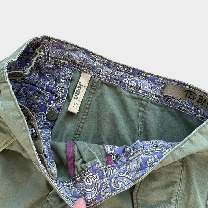 Y2K φαρδύ πόδι Ted Baker cargos - 32 μέση