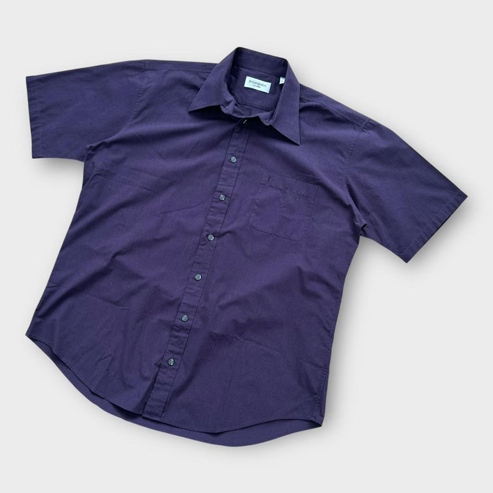 Vintage YSL κοντομάνικο πουκάμισο - μεγάλο