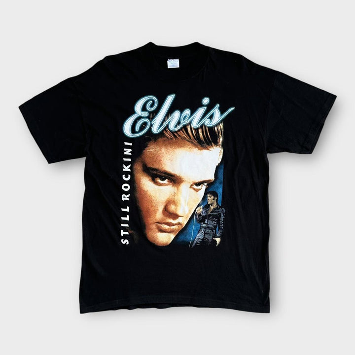 Vintage γραφικό μπλουζάκι Elvis - XL