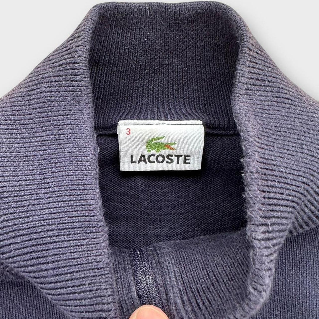 Lacoste πλεκτό φερμουάρ - μεσαίο