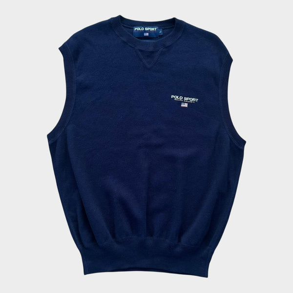 Polo sport knit vest - large