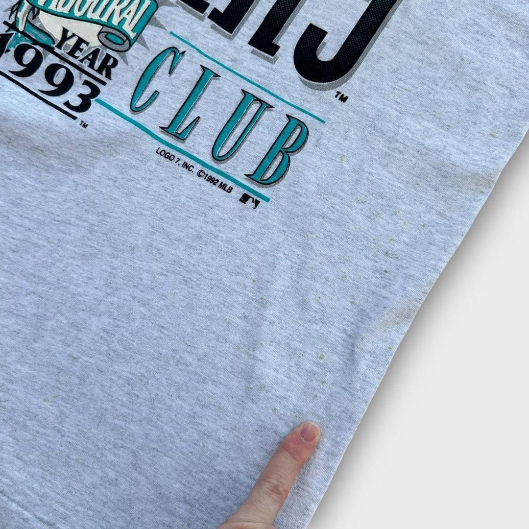 Vintage γραφικό μπλουζάκι Florida marlins - XL